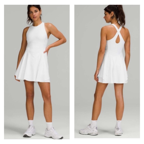 lululemon athletica Dresses & Skirts - Lululemon Court Crush Dress Women’s SZ 10 in White